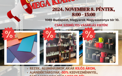 ÚJRA MEGA KIÁRUSÍTÁS A GRAVOTRADE-NÉL!