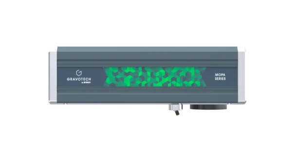 mac p MOPA laser front view 4K