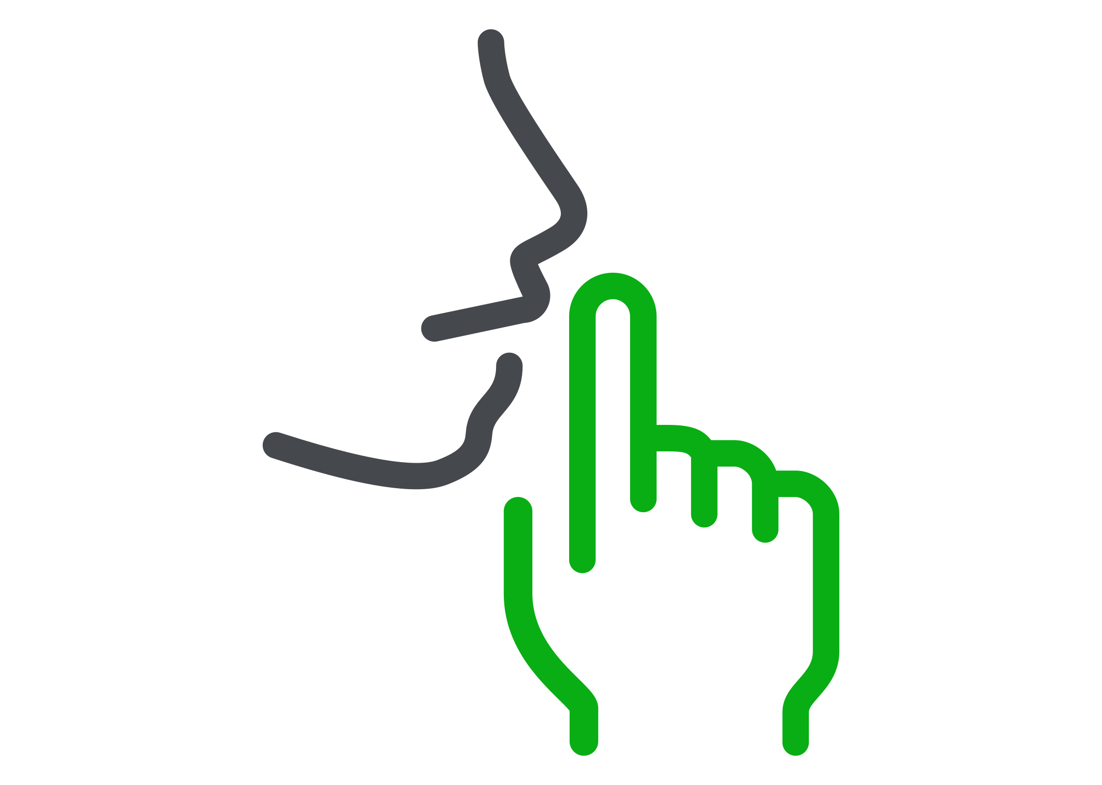 gra icon silent technology bicolor RGB